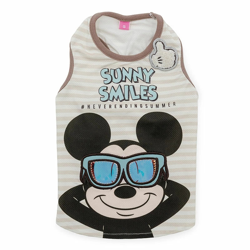 Authentic Disney Mickey Mouse Dog Tank Top – COOLMAX® Insect Repellent Cool-Touch Summer Vest