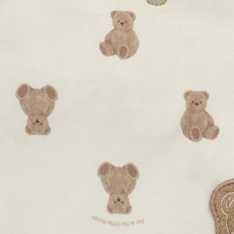 Petitheat Tank Top with a Bear Sitting Print