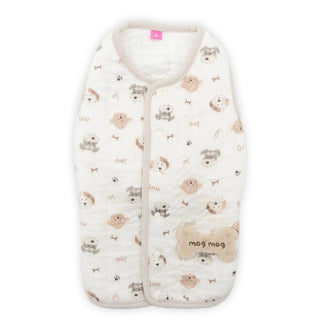 Dog Print, Soft Quilted Vest