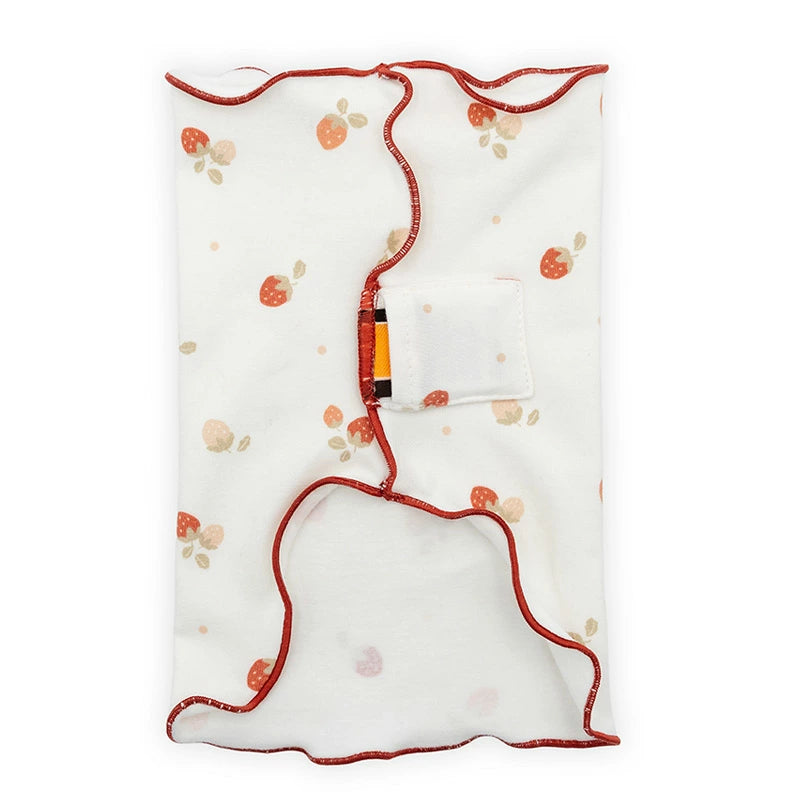 Winter Strawberry Pattern Petty Heat Tenjuku Belly Roll | Warm Cold Protection