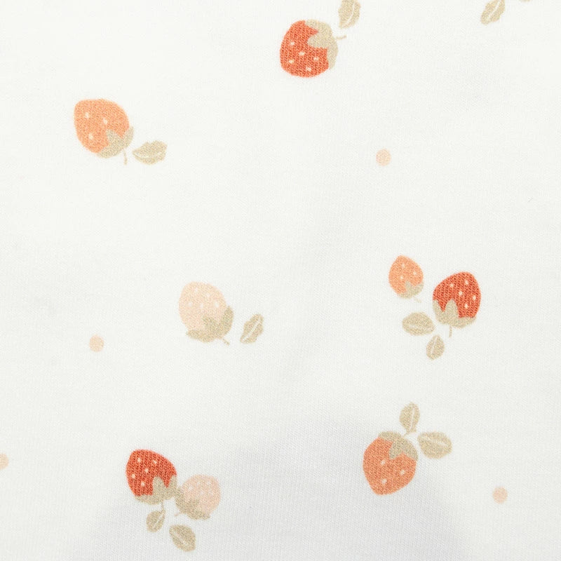 Winter Strawberry Pattern Petty Heat Tenjuku Belly Roll | Warm Cold Protection