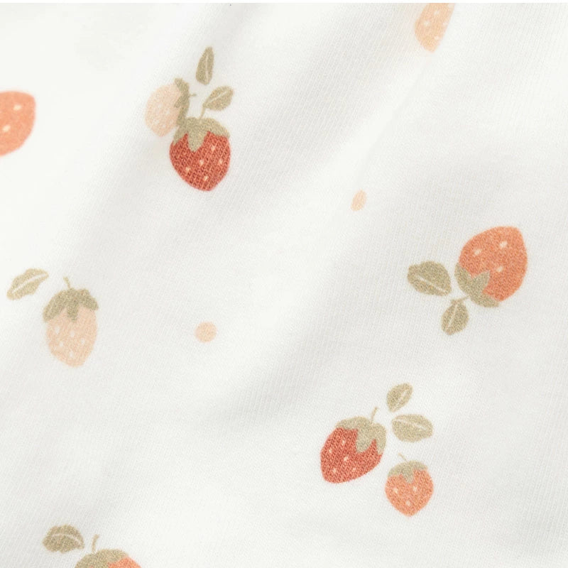 Petitheat Winter Dog T-Shirt with Strawberry Print