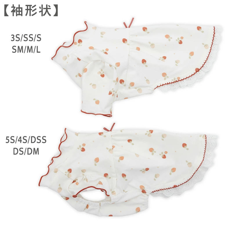 Petitheat Winter Dog T-Shirt with Strawberry Print