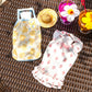 Summer dog clothes, cool to the touch, duck camisole, for small and medium-sized dogs, heat protection | Yellow, absorbent, quick-drying, insect protection