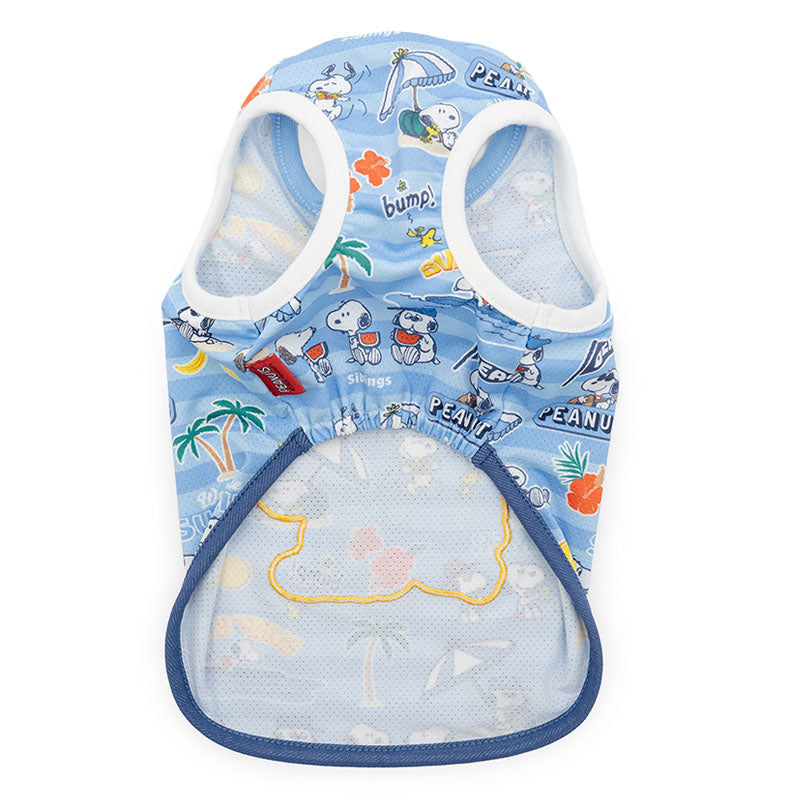 Authentic Snoopy Vacation Dog Tank Top – COOLMAX® Insect Repellent Summer Vest