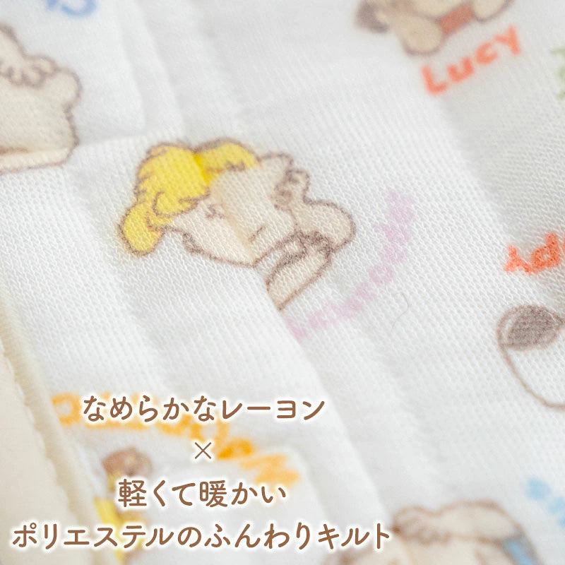 Authentic Snoopy Vest Open Back Quilted Vest Soft Quilted