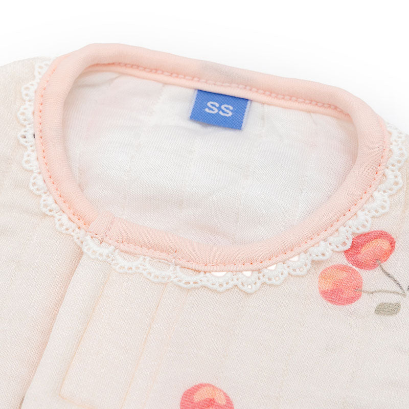 Cute Cherry Bonbon Quilted Vest