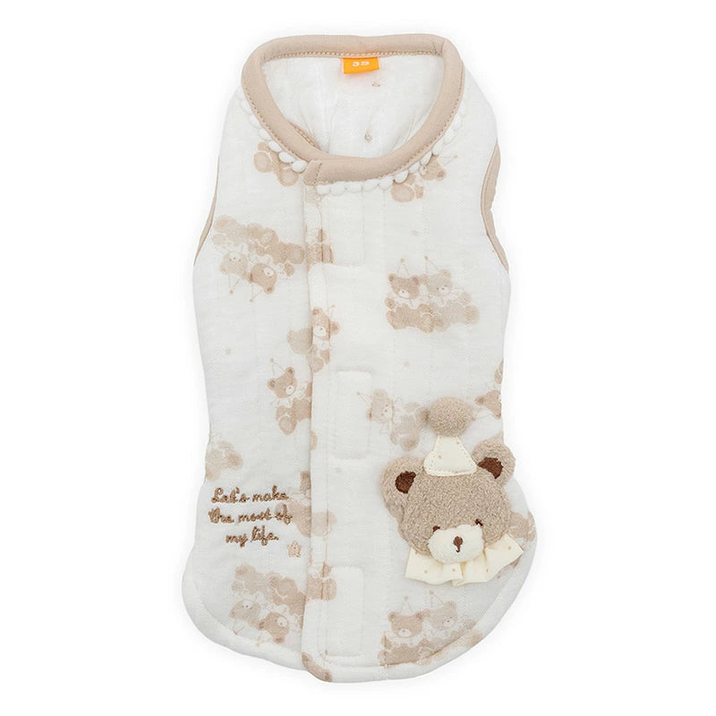 Cute Friendly Pattern Quilted Vest Soft Quilted