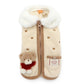 Pet Paradise Bear Design Open-Back Zip Vest - Japanese Jacket