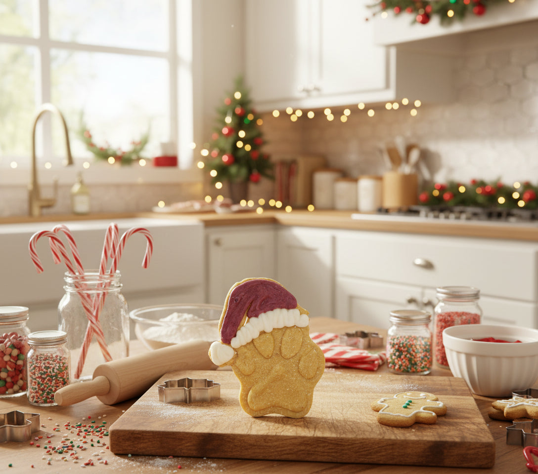 Festive Paw Cookie