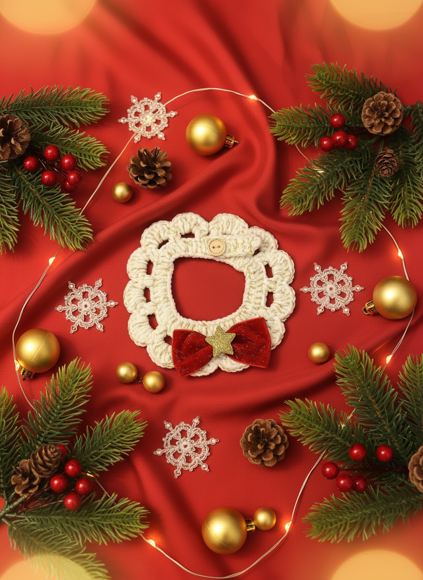 Handmade Festival Bandana with A Bow