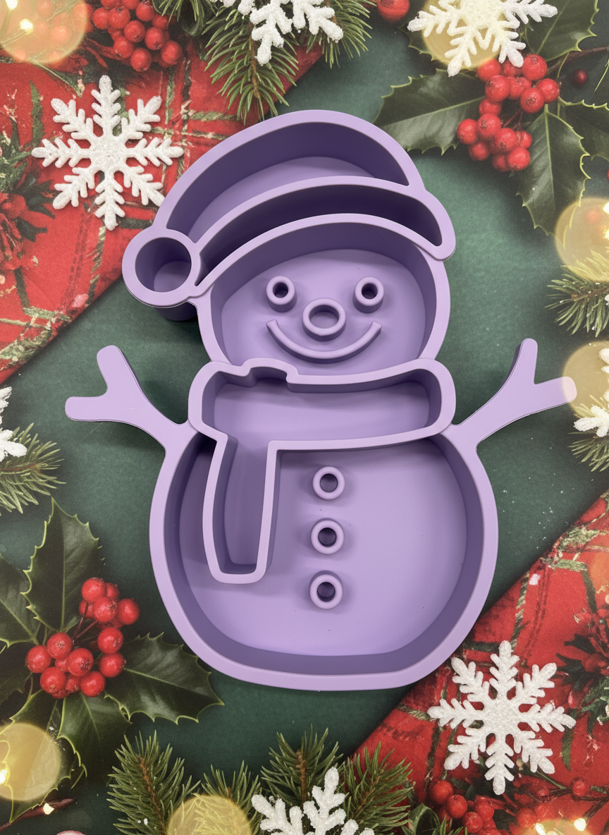 Xmas 3-in-1 Pet Slow Food Bowl Silicone Licking Mat and Puzzle Feeder Hamper