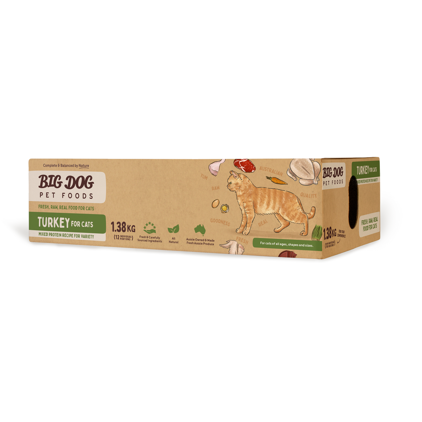 Big Dog for Cats Turkey 1.38kg