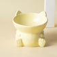Elevated Bowl - sitting cat