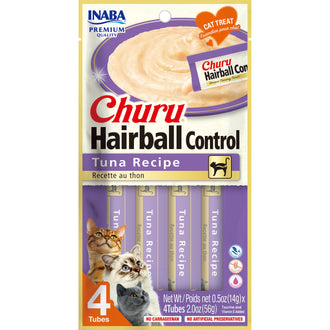 Inaba Churu Puree for Cats Hairball Control Tuna 56g