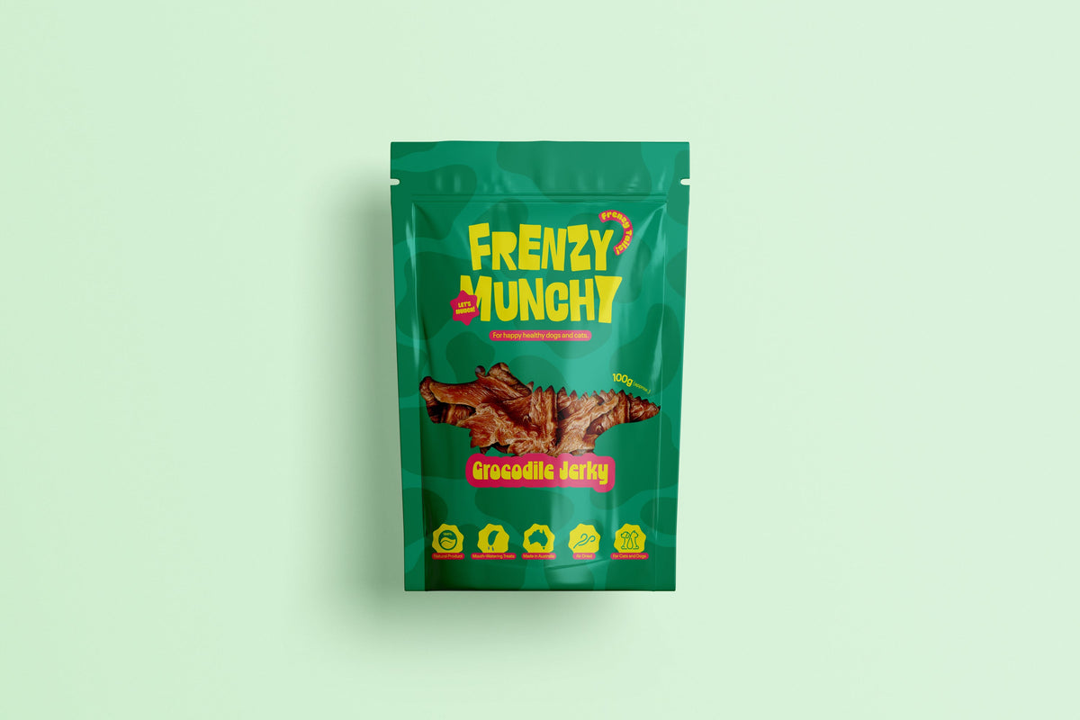Crocodile Jerky 100g | Frenzy Munchy