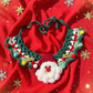 Handmade Xmas Bandana with Santa