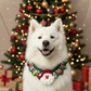 Handmade Xmas Bandana with Santa
