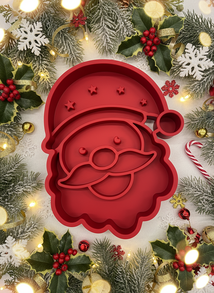 Xmas 3-in-1 Pet Slow Food Bowl Silicone Licking Mat and Puzzle Feeder Hamper