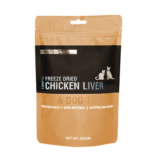 FDA Freeze Dry Australia Chicken Liver 100g