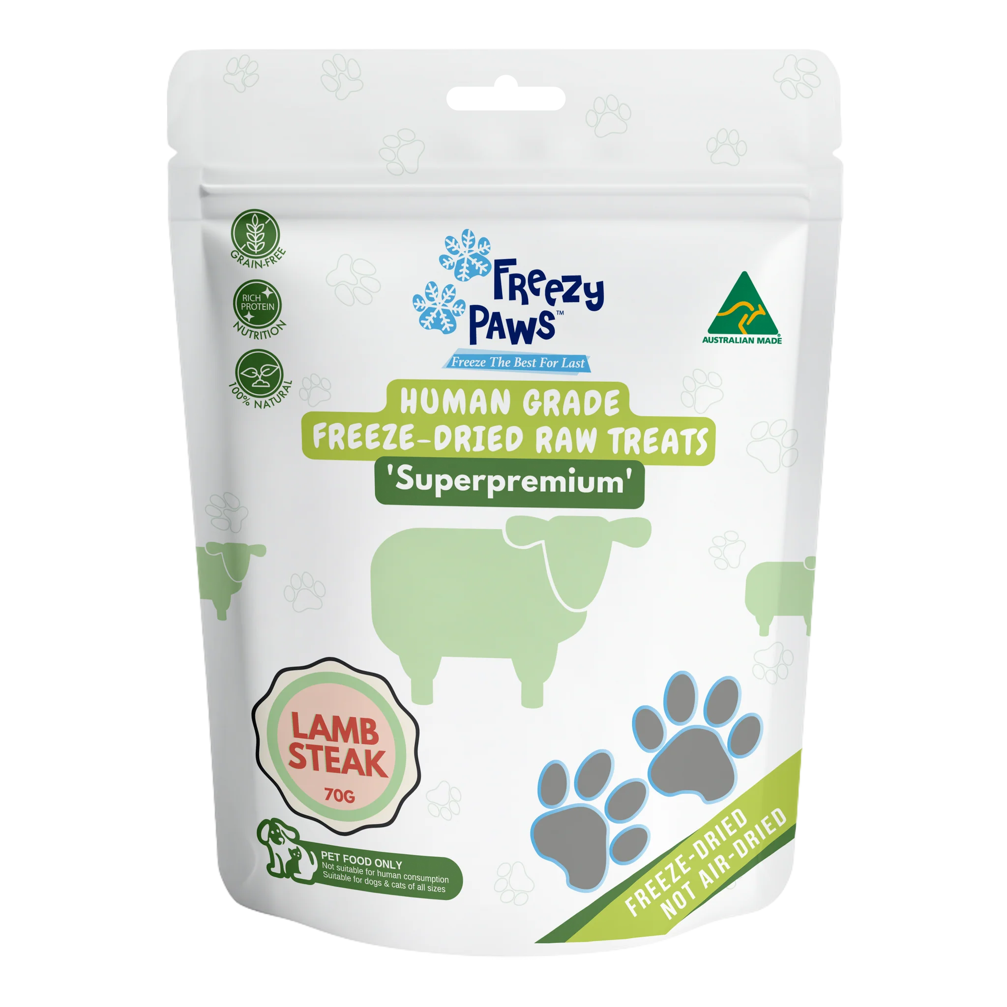Freezy Paws 羊心 100g