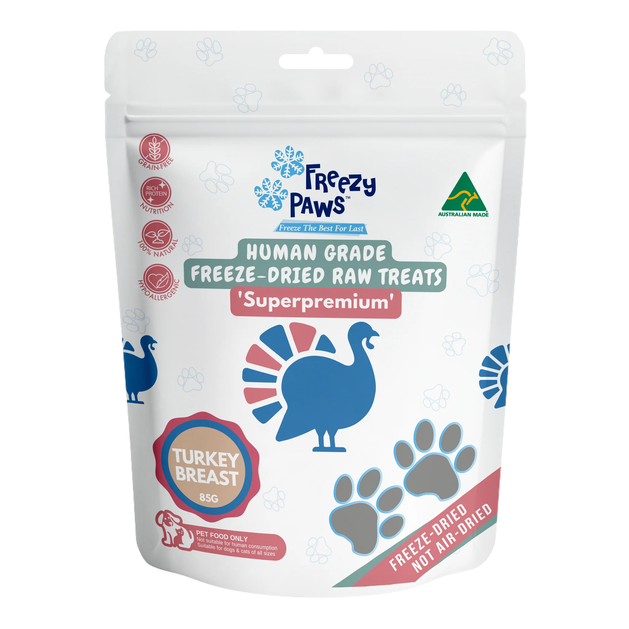 Freezy Paws Turkey Breast 85g