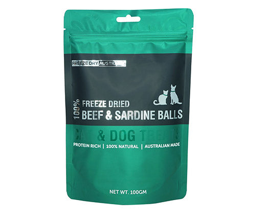 FDA Freeze Dry Australia Beef & Sardine Balls 100g