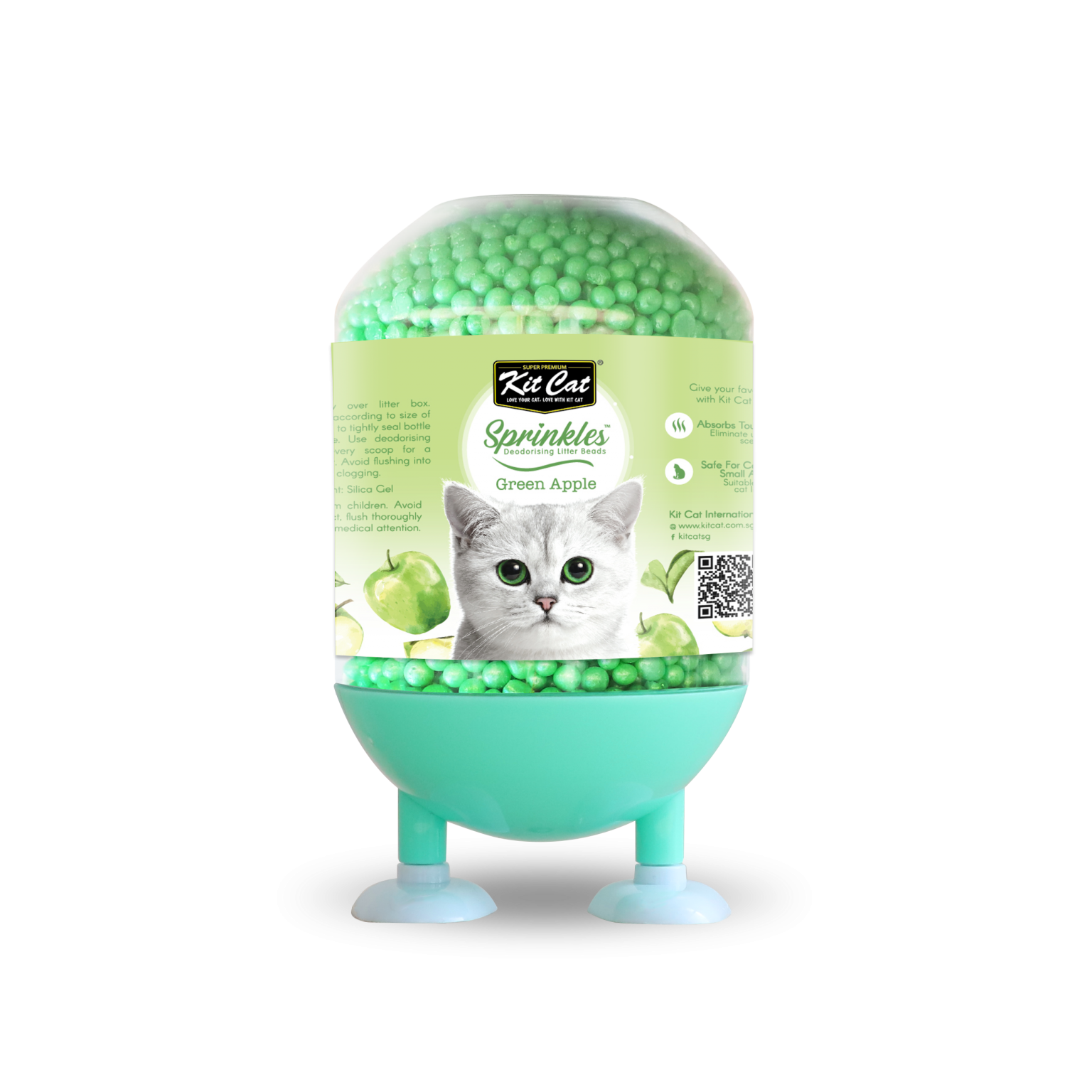 Deodorising Litter Sprinkles Apple 240g | Kit Cat