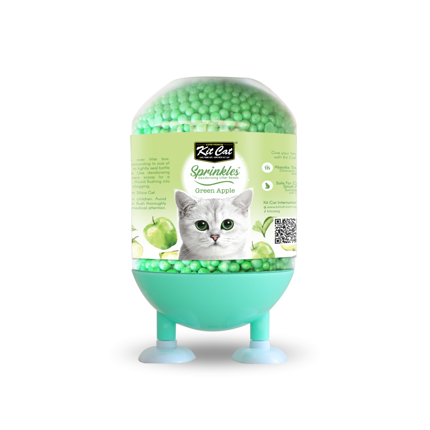 Deodorising Litter Sprinkles Apple 240g | Kit Cat