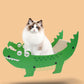 Crocodile Shape Corrugated Paper Cat Nest Cat Scratch Nest