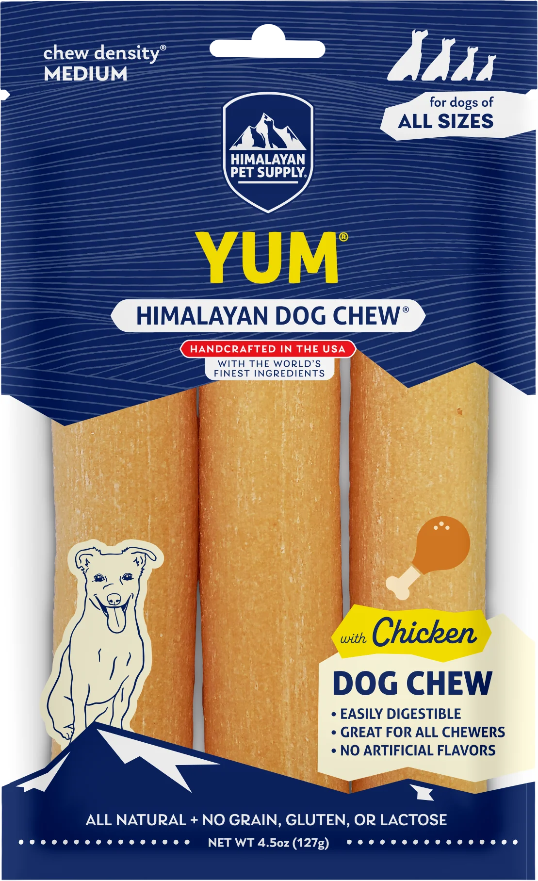 Himalayan Dog Chew Yum Chicken 3pk