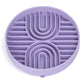 Double C Shaped 3-in-1 Pet Slow Food Bowl Silicone Licking Mat and Puzzle Feeder