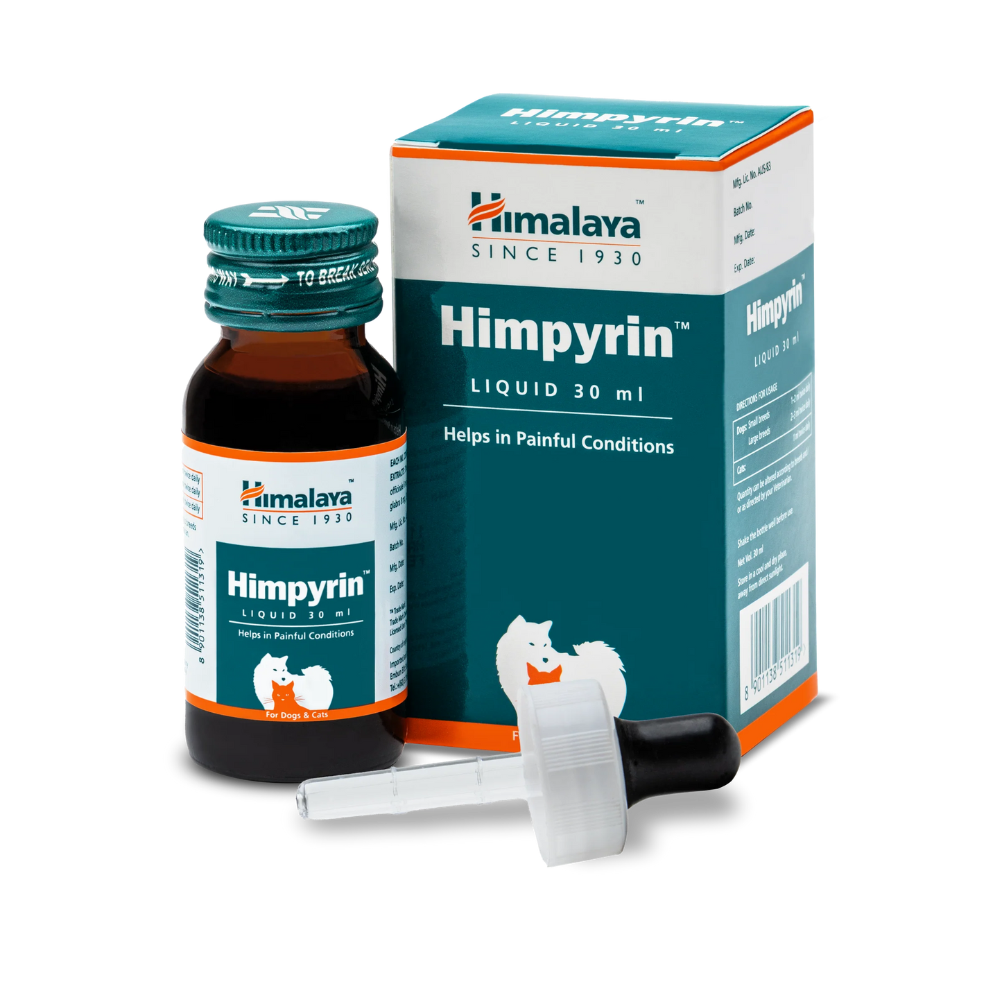 Himalaya Pets Himpyrin Anti-Inflammatory, Fever & Pain Relief 30ml