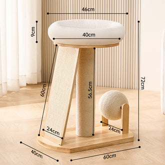 Cat Tower with Scratching Board