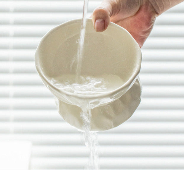 Slanted/Flat Ceramic Bowl