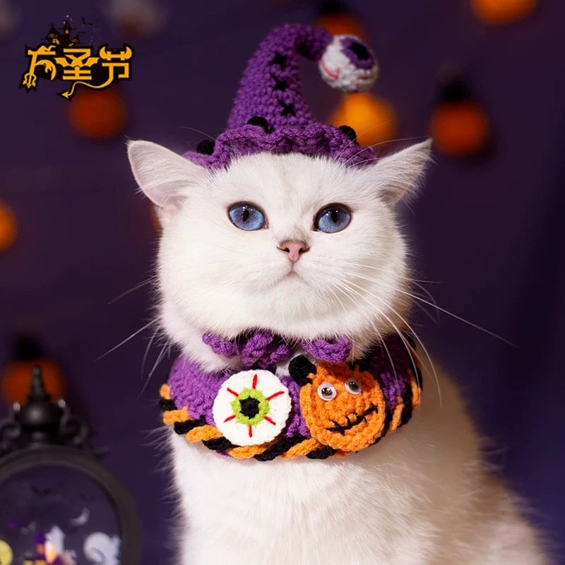 Handmade Halloween Bandana and Hat