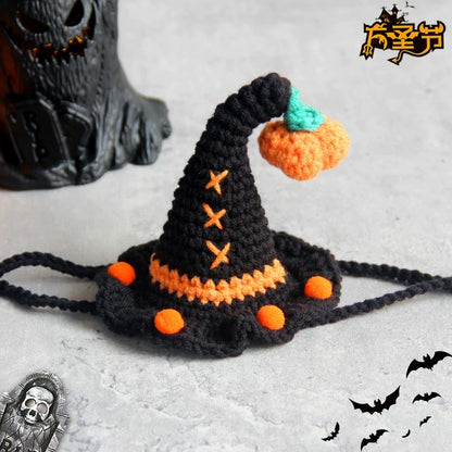 Handmade Halloween Pet Bandana & Hat – Cats & Dogs