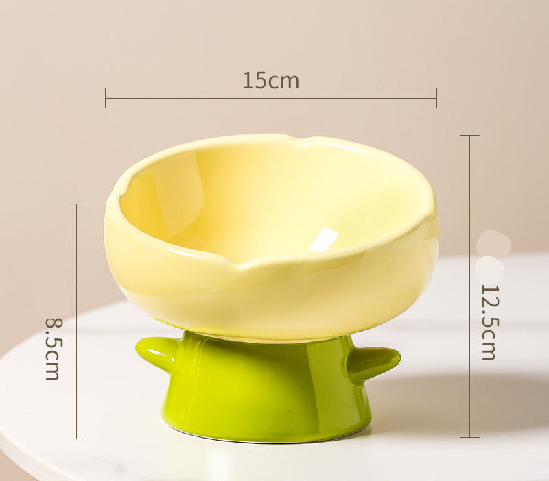 Elevated Bowl - Flowers