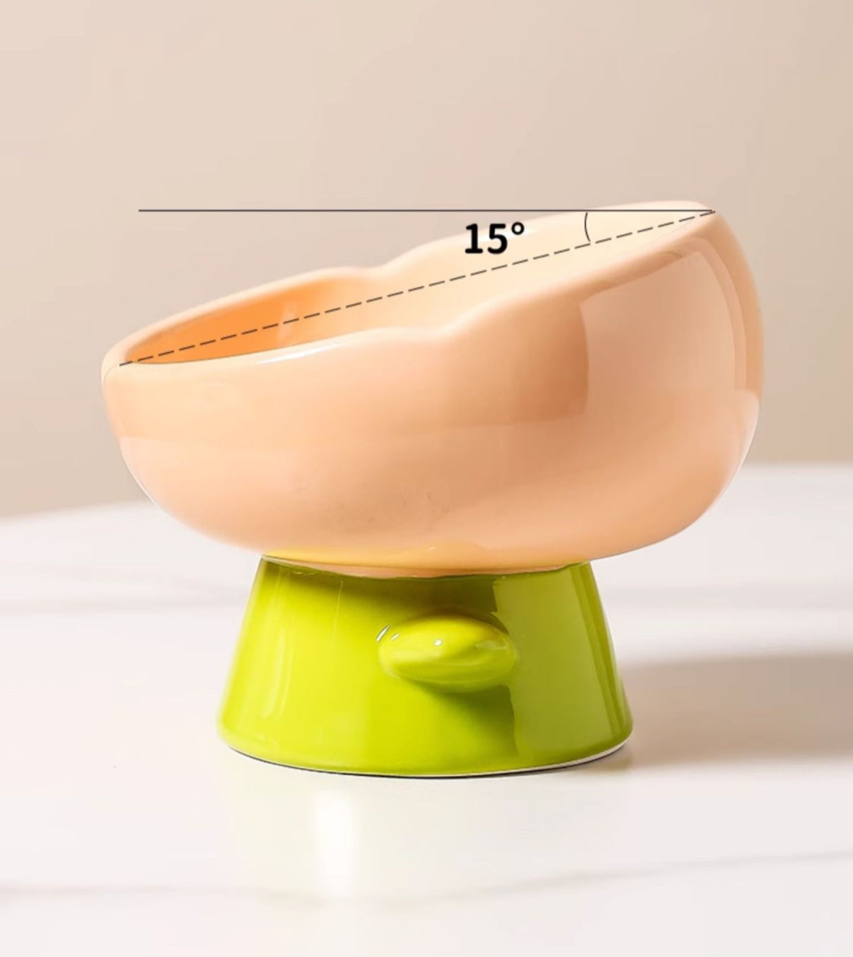 Elevated Bowl - Flowers