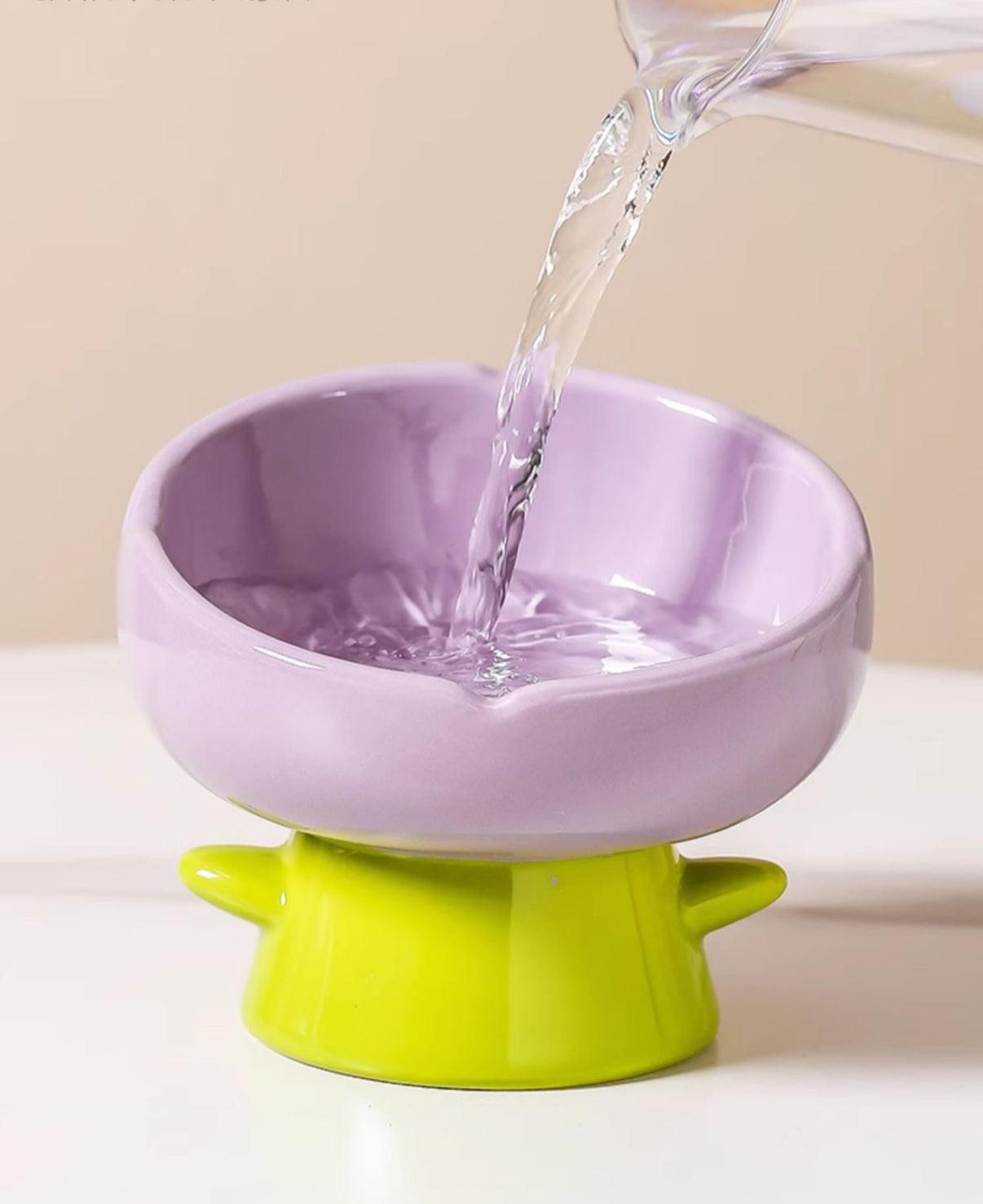 Elevated Bowl - Flowers