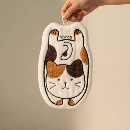 Cat Hand Towel
