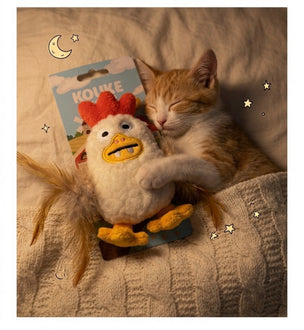 Catnip Chicken with Real Feather