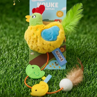 Interactive Cat Spring Tube Toy – Plush Toy for Indoor Cats & Kittens