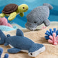 Squeaky Stuffed Dog Toy – Ocean Themed