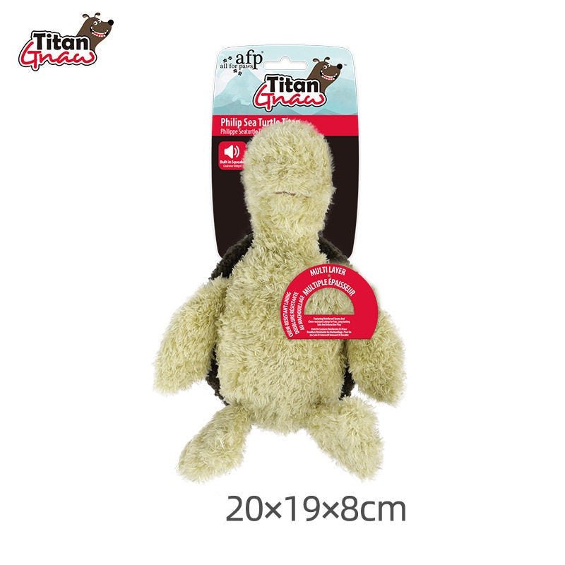 Squeaky Stuffed Dog Toy – Ocean Themed