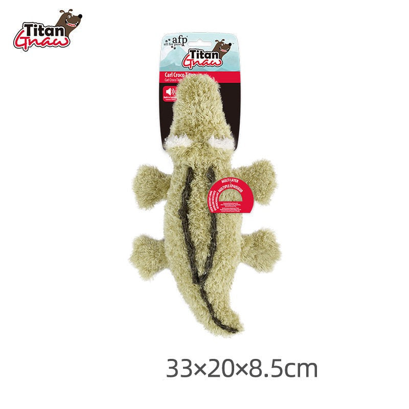 Squeaky Stuffed Dog Toy – Ocean Themed
