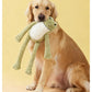 Squeaky Stuffed Dog Toy – Animal Themed (Duck & Frog)