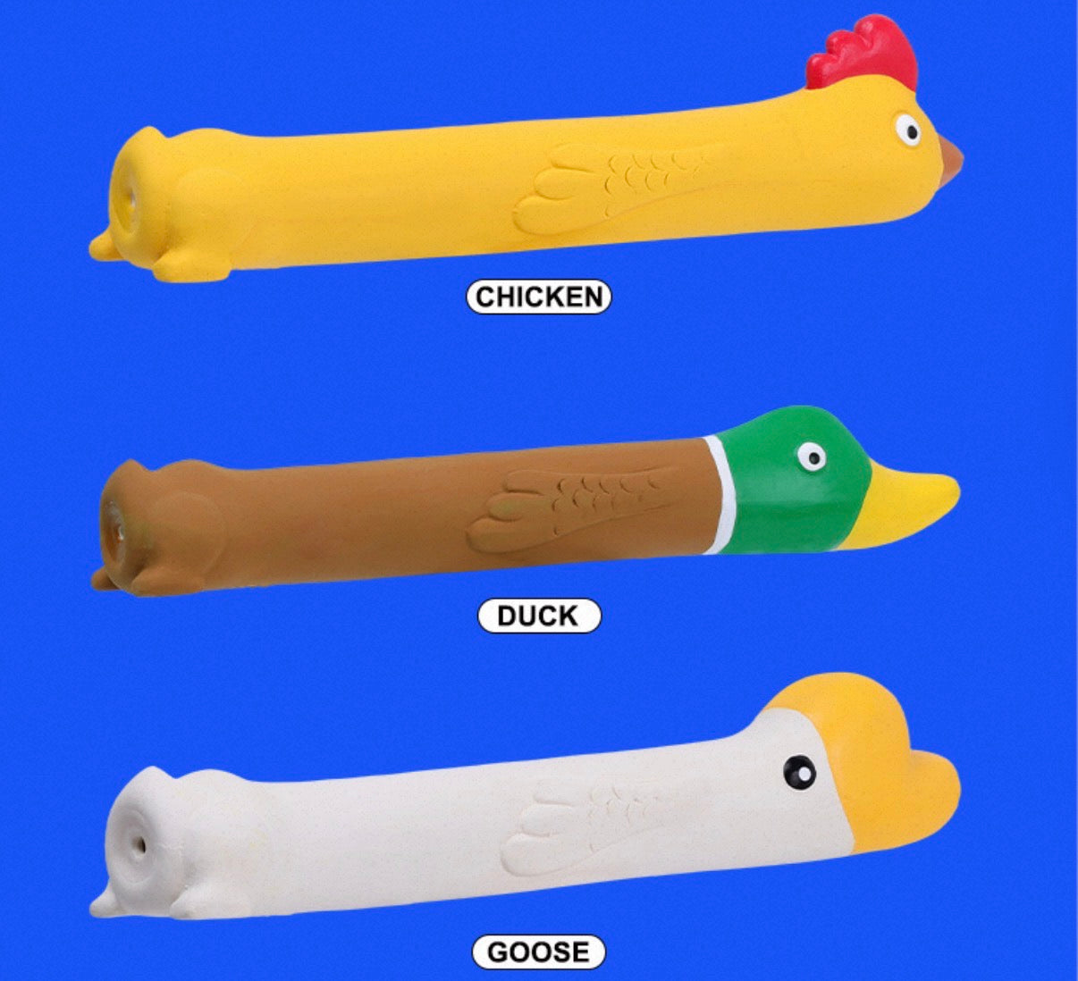 Squeaky Rubber Toys