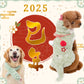 Dog clothes, Chinese zodiac, snake, hoodie,  New Year's costume, snake, 2025, snake, transformation, costume, funny