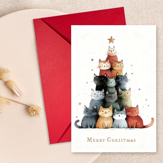 Blank Christmas Greeting Card - 3 designs